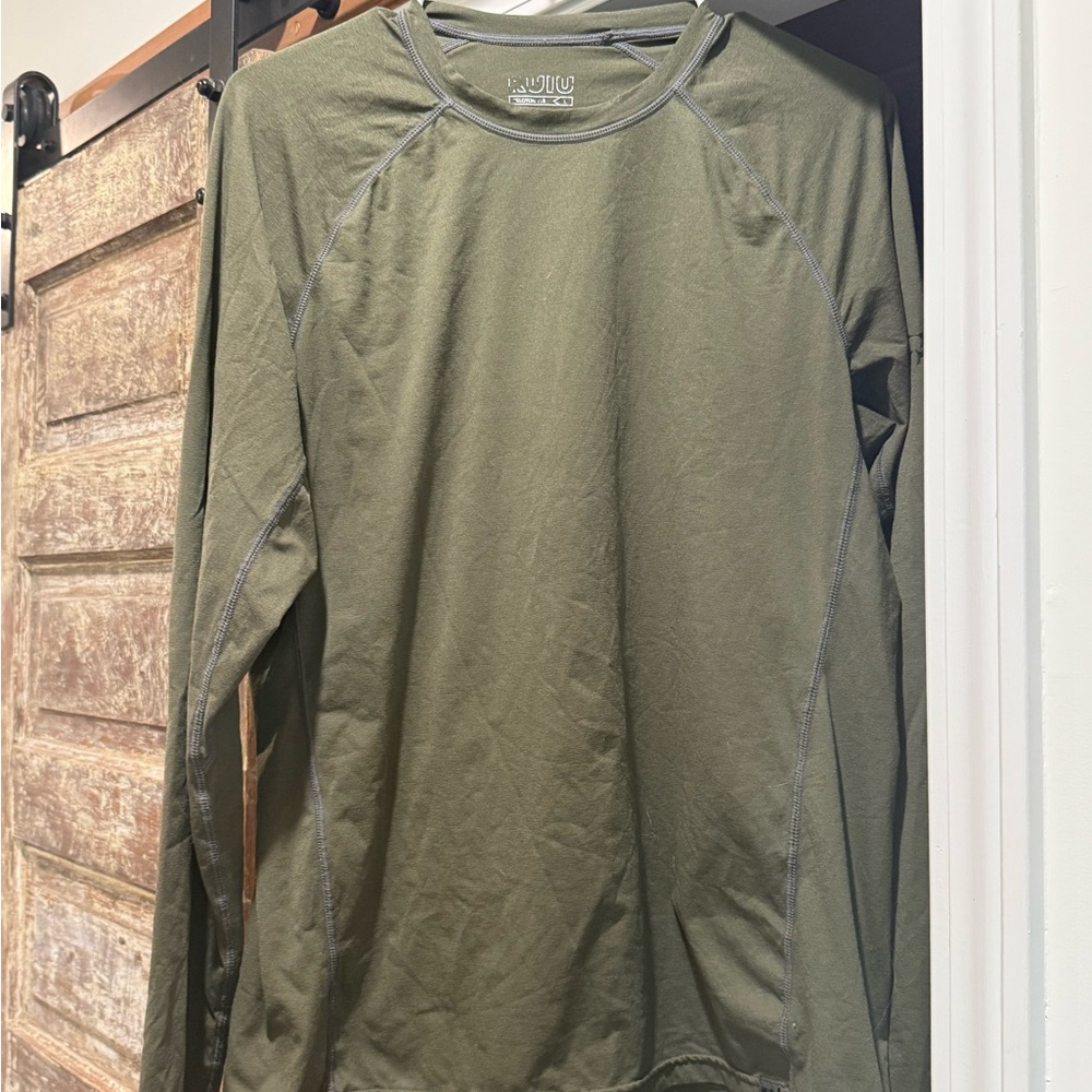 Kuiu Mens Olive Long-Sleeve Performance Shirt -
